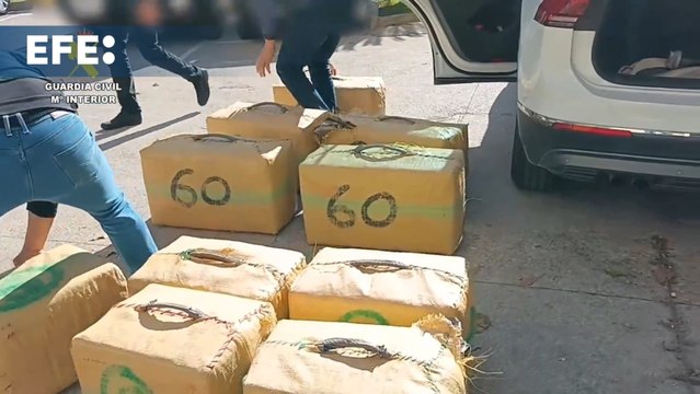 Incautan casi 2 toneladas de hachís a cinco miembros de una banda afincada en Castellón