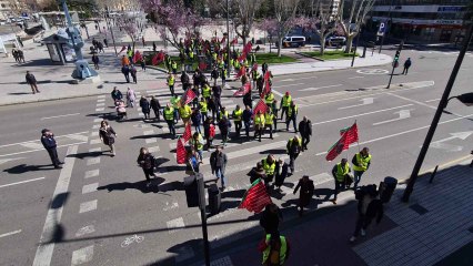 Protestas de campo en el centro de Zamora