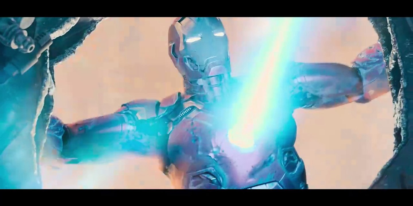 Iron Man & Thor Destroy Sokovia Meteor Scene   Avengers Age of Ultron (2015) Movie Clip HD 4K