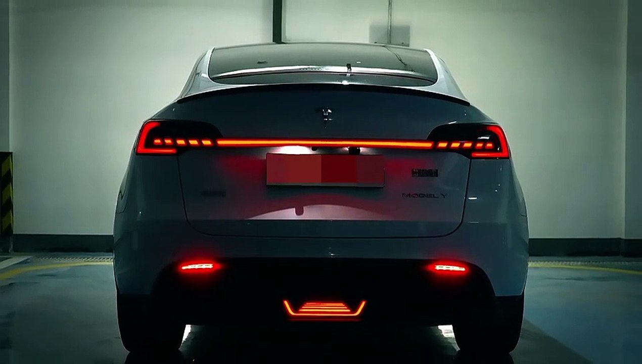 Hanshow Starlink Full-Width Tail Light For Tesla Model 3Y Rear Brake Taillight And Led Turning Signal Lights