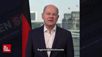 Almanya Başbakanı Olaf Scholz'tan Türkçe Ramazan mesajı