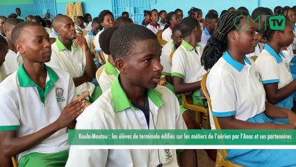 [#Reportage] Koula-Moutou : les élèves de terminale édifiés sur les métiers de l’aérien par l’Anac et ses partenaires