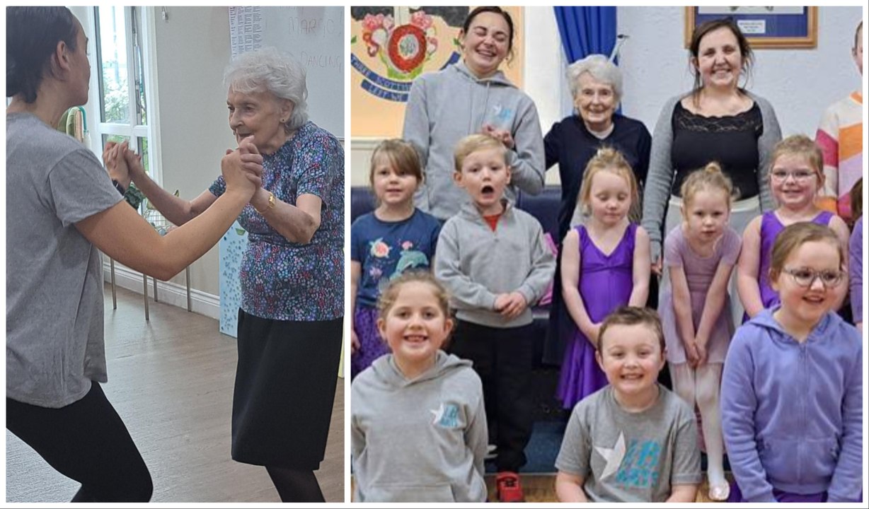 Heartwarming Edinburgh video shows moment 90-year-old woman learns to tap dance