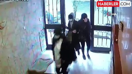 Maltepe'de evden kasa çalan kadın hırsız kamerada