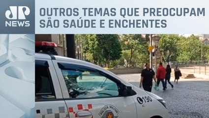 Segurança é principal problema para moradores de SP, aponta pesquisa