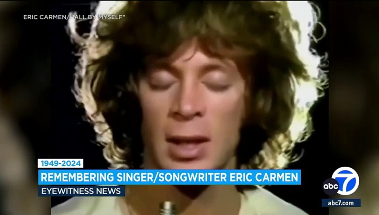 Le chanteur américain Eric Carmen, interprète et coauteur du hit planétaire "All by Myself", repris ensuite par Céline Dion, est décédé à l'âge de 74 ans