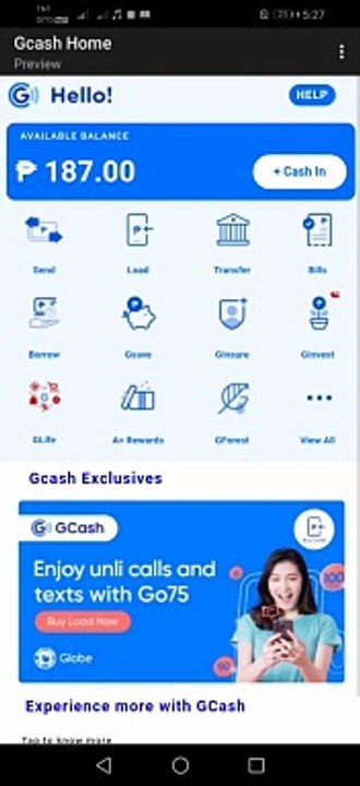 Digital money GCash 