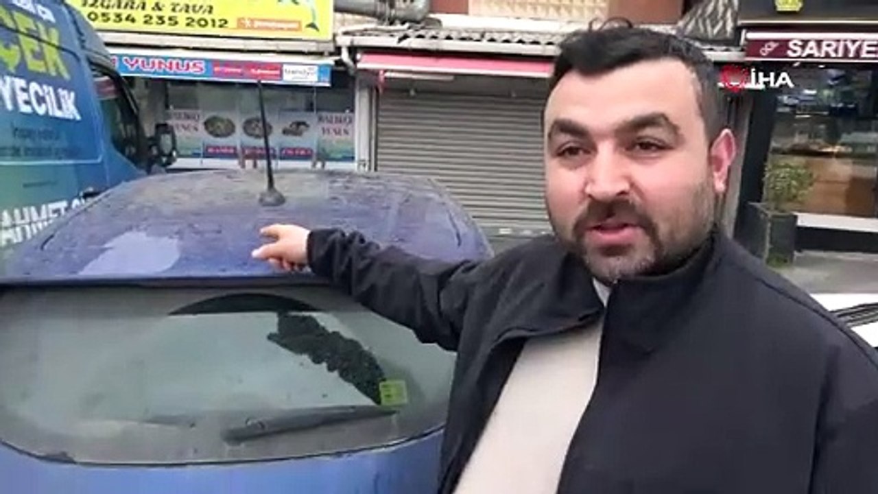 İstanbul’a çamur yağdı, otomobiller çamur içinde kaldı
