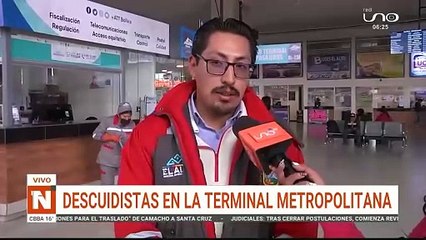 extranjeros terminal de El Alto