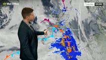 12/03/24 – Rain heaviest in the southeast –  Met Office Weather