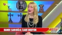 Hande Sarıoğlu canlı yayında ilahi söyledi