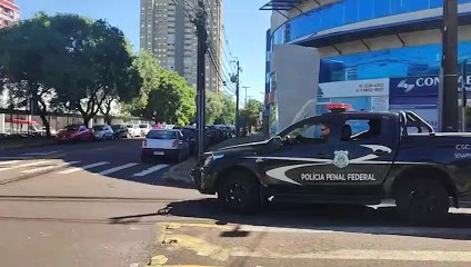 Preso federal é levado ao Cisop de Cascavel para realização de exames