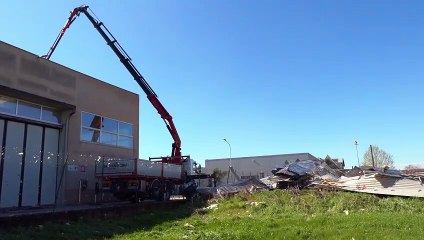 Tromba d'aria nel Mantovano: al via la conta dei danni