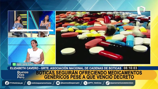 Boticas seguirán ofreciendo medicamentos genéricos pese a que venció decreto