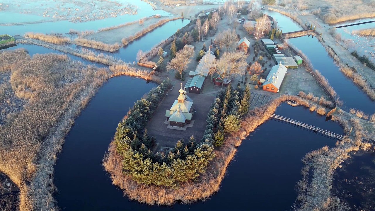 Kurier Poranny - Skit w Odrynkach z lotu ptaka