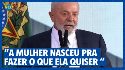 Lula ressalta a importância da mulher se inserir no mercado de trabalho
