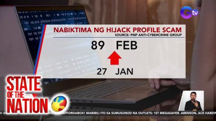 PNP, nagbabala vs hijack profile scam o paggamit ng kawatan ang inyong account para manghingi o mangutang | SONA