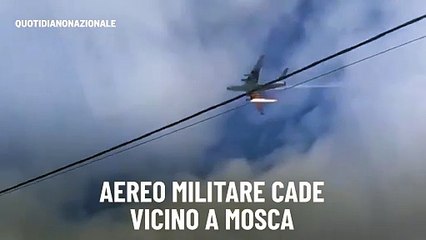 Aereo militare cade vicino a Mosca