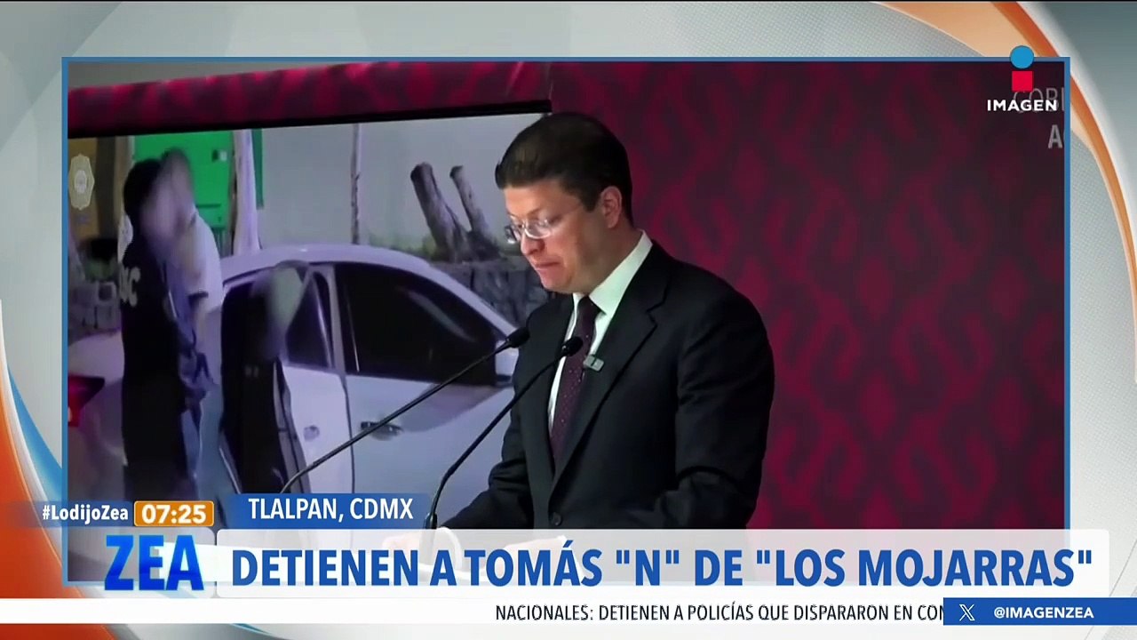 Detienen a Tomás "N", presunto líder de "Los Mojarras"