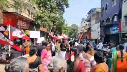 AIADMK की राज्यव्यापी मानव शृंखला