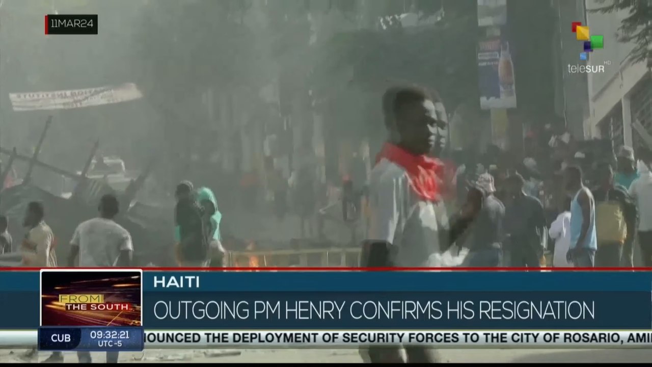 Haitian outgoing prime minister Henry ratifies resignation