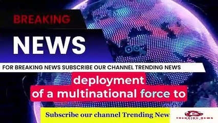 Haiti's Crisis US Pledges Additional $100M for Multinational Force | trending news