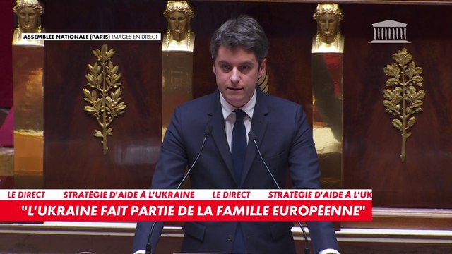 Gabriel Attal : «Une victoire de la Russie, c'est le signal qu'attendent les régimes autoritaires pour sonner la fin de l'histoire des démocraties libérales»