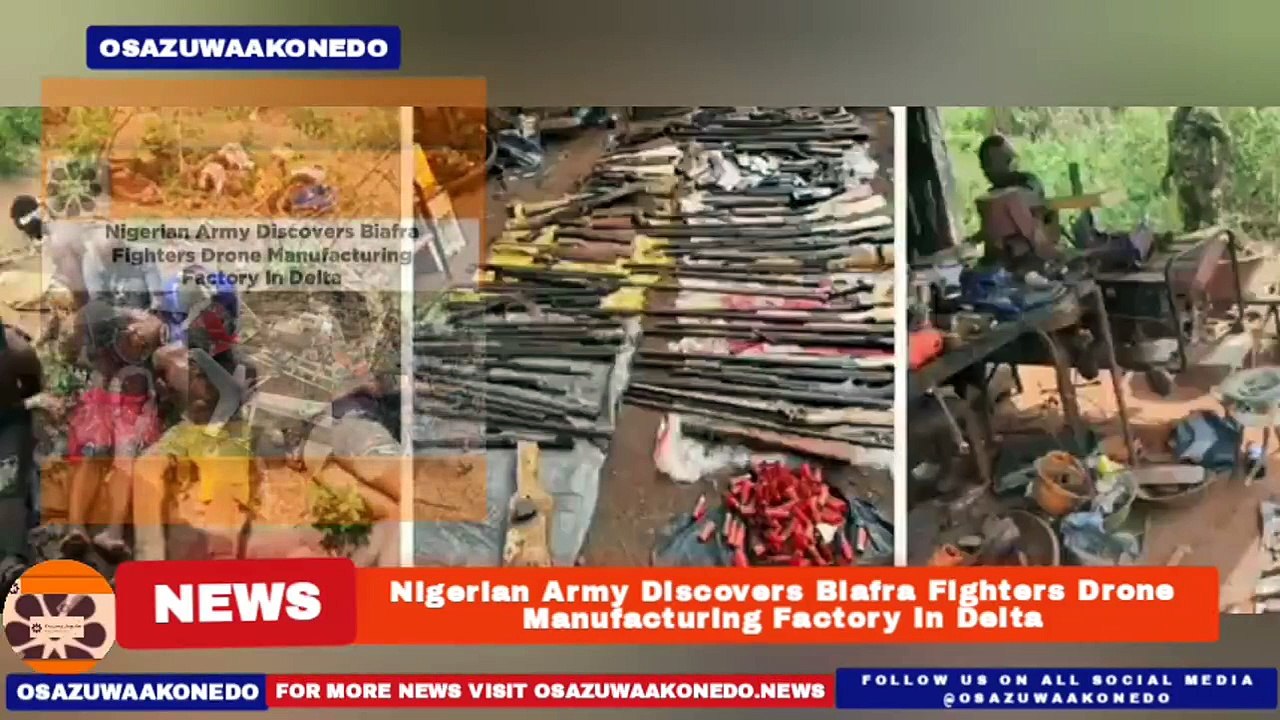 Nigerian Army Discovers Biafra Fighters Drone Manufacturing Factory In Delta ~ OsazuwaAkonedo