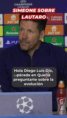 Simeone sobre el fichaje que pudo ser y no fue