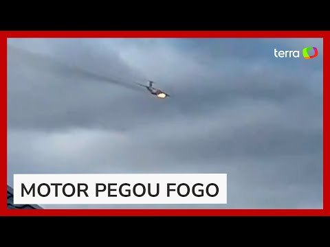 Avião com 15 pessoas a bordo cai na Rússia; vídeo mostra motor pegando fogo em pleno voo