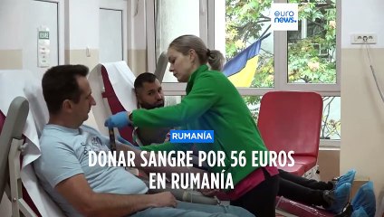 Colas para donar sangre en Rumanía tras el aumento de los vales a más de 50 euros