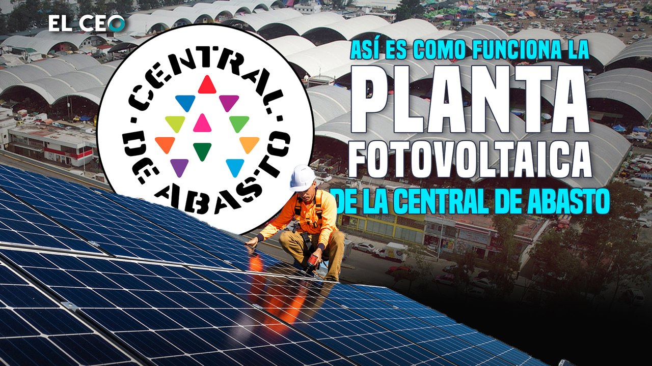 Así es como funciona la planta fotovoltaica de la Central de Abasto