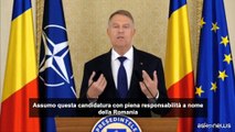 Nato, presidente Romania si candida come segretario generale