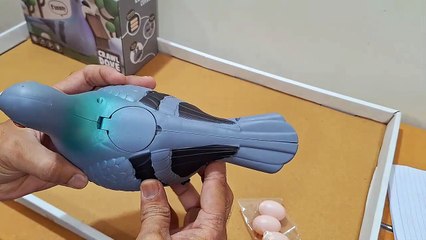 Unboxing and Review of Crawling Eggs Laying Dove Toy with Lights Sound Music for Kids