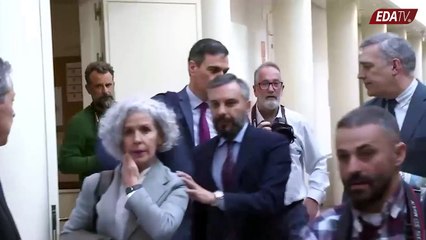 Vean la reacción de Sánchez tras ser preguntado por las relaciones de su mujer con los comisionistas de la "trama Koldo"