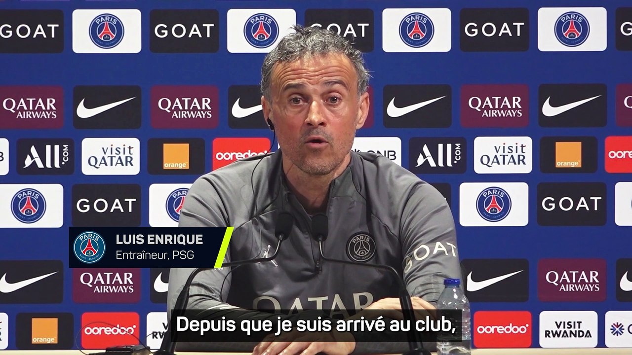 Luis Enrique : "Je ressens une confiance totale" des dirigeants