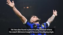 Lautaro Martinez 'among Europe's best strikers' - Simeone