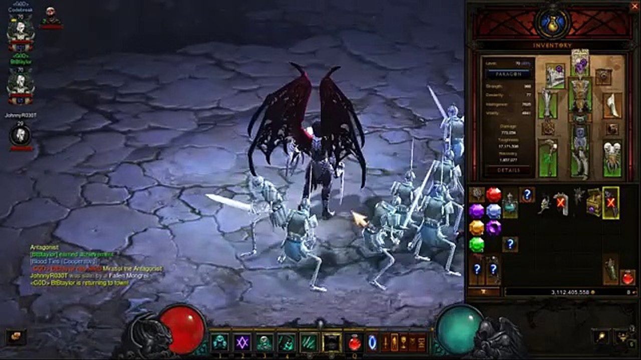 Diablo 3 Necromancer Trang Oul Wings and Complete Set Tutorial