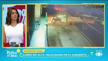 Motorista alcoolizado atropela motociclista e capota em seguida |Melhor da Tarde