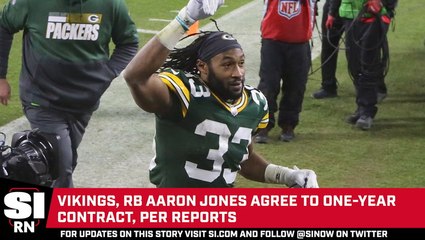 Vikings, RB Aaron Jones Agree to One-Year Contract