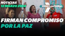 Candidatos firman el compromiso por la paz en México | Reporte indigo