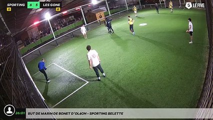 But de Marin de Bonet d’Oléon - SPORTING BELETTE