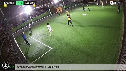 But de BENJAMIN GIOVANNI - LES GONES