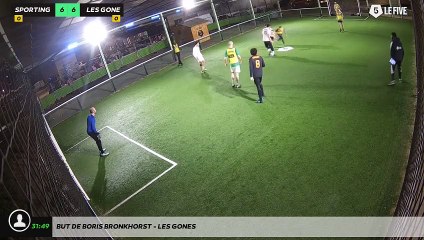 But de Boris Bronkhorst - LES GONES