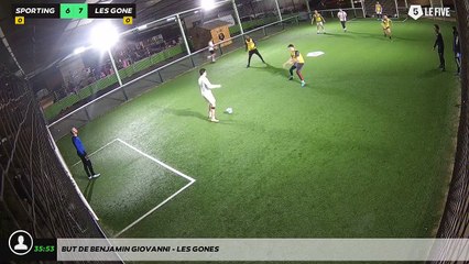 But de BENJAMIN GIOVANNI - LES GONES