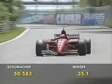 F1 – Gerhard Berger (Ferrari V12) laps in qualifying – Canada 1995