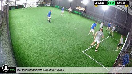 But de Pierre BIDRON - LECLERC ST GILLES