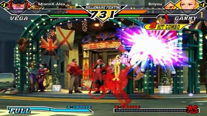 Capcom vs. SNK 2_ Mark of the Millennium 2001 - MiamiX-Alex vs Briyou