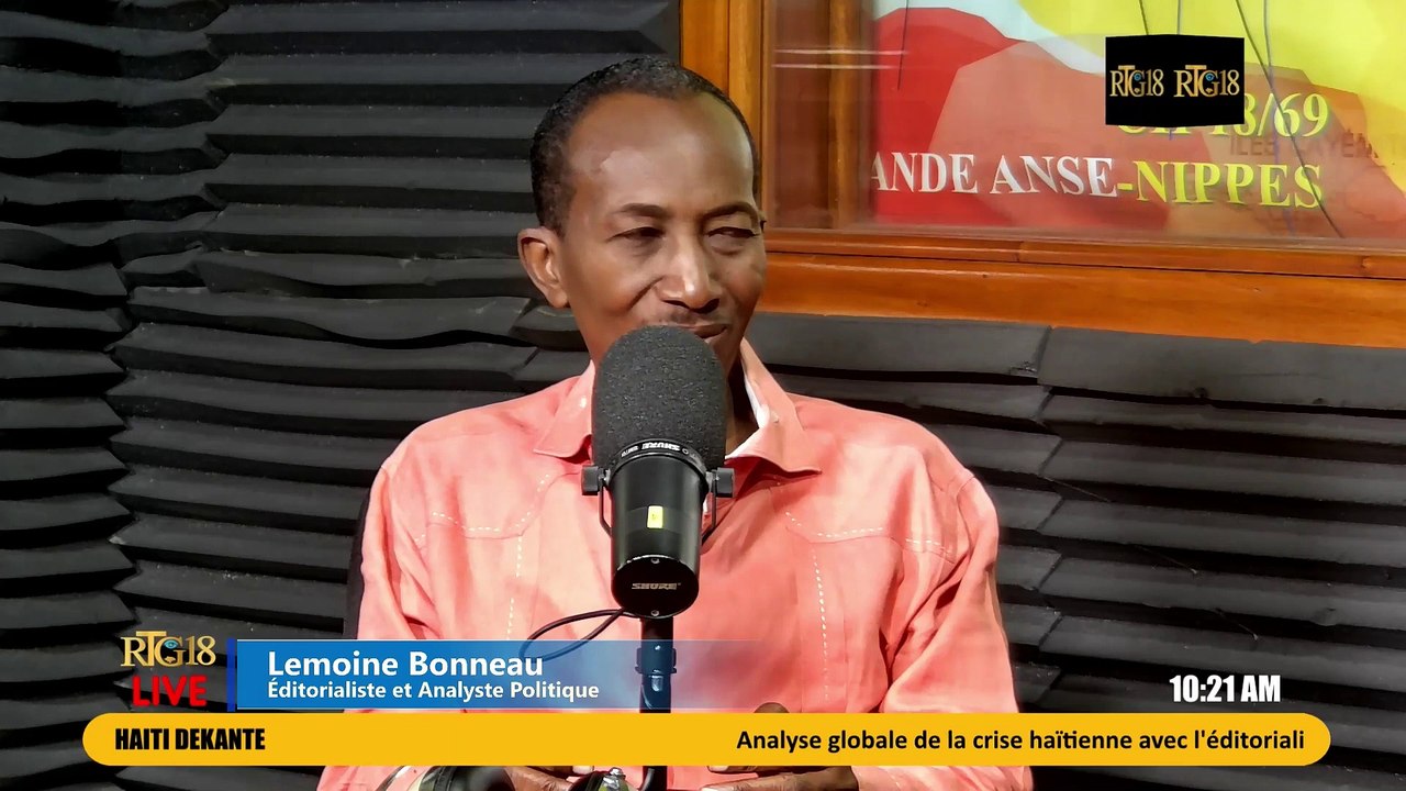 Lemoine Bonneau konseye aktè politik ini yo pou fè yon sèl pwopozisyon pou ede peyi a soti nan kriz.