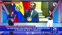 Gustavo Petro arremete contra canales de TV y los acusa de 